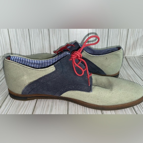 Ben Sherman Oxford Canvans Shoes Size 12 - Picture 9 of 10